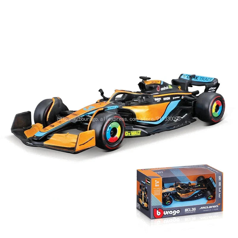 Car Die-Cast 1:43 Scale Formula One MCL60 Replica 2023 Collectible Display Model Fall 2025 Gift