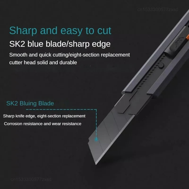 Travel-Friendly Utility Knife with Safety Lock - 0.79inch Carbon Steel Blade, Household Tools for DIY Crafts