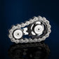 Spinner Fidget Metal Chain Gear EDC Rainbow Focus Toy