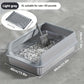 Semi-Enclosed Leak-Proof High-Sided with Mat 2026 – KEMORELA Extra Large Stainless Steel Cat Litter Box