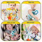 Spiral Plush Stroller Toy Travel-Friendly Newborn Sensory Toys