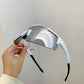 Sports Oversized Sunglasses Men, 2025 Punk Mirror Anti-UV Riding Shades