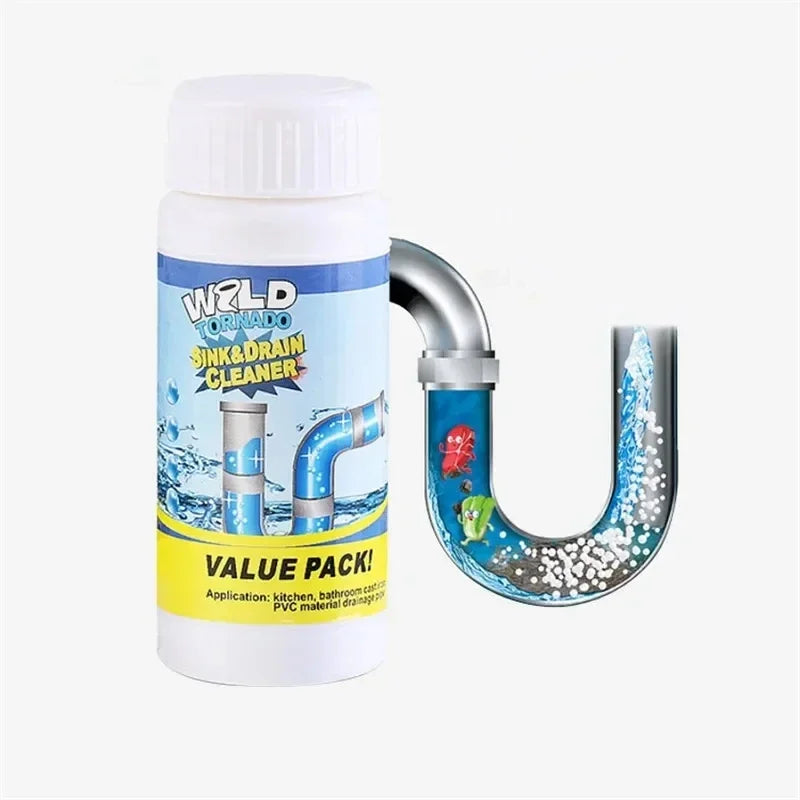 Drain2026 Edition Cleaner Powder 100g High Efficiency Clog Remover For Kitchen Sinks TikTok Viral Household Hack