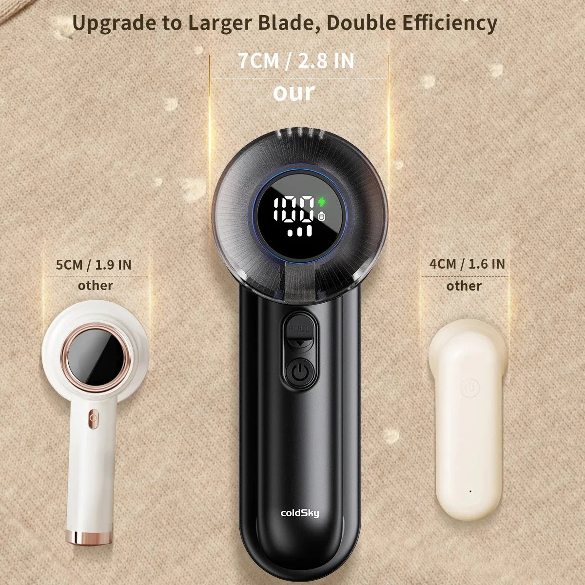 Lint Remover Battery-Powered Fabric Shaver Hair Ball Trimmer For Clothes Fall 2026 EcoFriendly Gift Idea