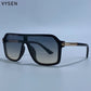 Sunglasses Shield OnePiece Steampunk Oversized Metal Frame Sports Sunglasses Fall 2026 Trend Top-Grade Build