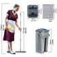 Household Cleaning Hand-Free Flat Floor Mop & Bucket Kit with Washable Microfiber 4x Pads
