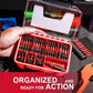 Impact Screwdriver Bits Kit Magnetic Case S2 Alloy Steel 50 to 79 Pcs with Bit Holder and Nut Driver Fall 2025 Gift