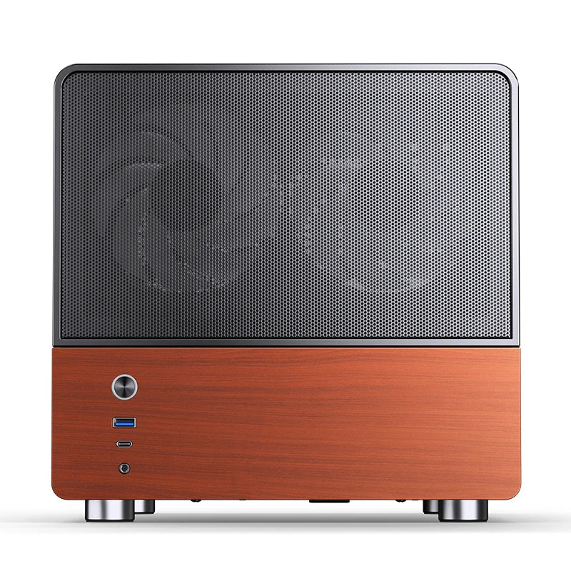 Mini ITX MicroATX PC Case Sea View Glass Travel-Friendly Gaming