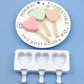 Heart-Shaped Silicone Ice Cream Mold, 3 Cavity Design for Chocolate, Pudding, and More, Food-Grade, Simple Release