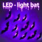 LED2025 Edition Bat Wall Stickers Green 3D Halloween Decor