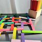 Wooden Building Blocks Pastel Scandinavian Stacking Play Kit Fall 2025 Eco Friendly Imaginative Play Gift