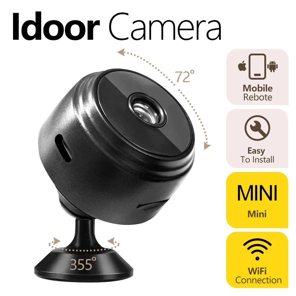 A9 WiFi Mini Camera Cordless Video Recorder for Infants and Pets