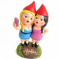 Christmas2026 Edition Ornaments Garden Dwarf Statues Cartoon Gnomes 1 To 2 Pcs Kit Gift Idea Holiday Decor