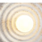 Wabi Japandi Sabi Round Wall Sconce Japanese Minimal LED Light