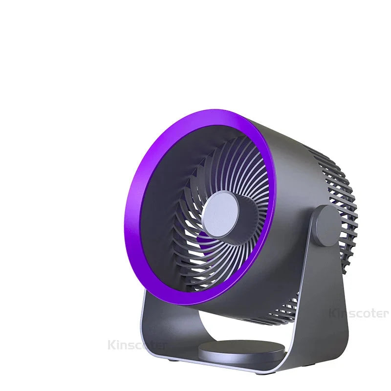Travel-Friendly Fan Battery Desk Air Circulator Quiet Summer