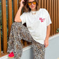 Wide Leg Leopard Print Pants for Women, High Waist Comfortable Trousers for Casual and Chic Occasions-5
