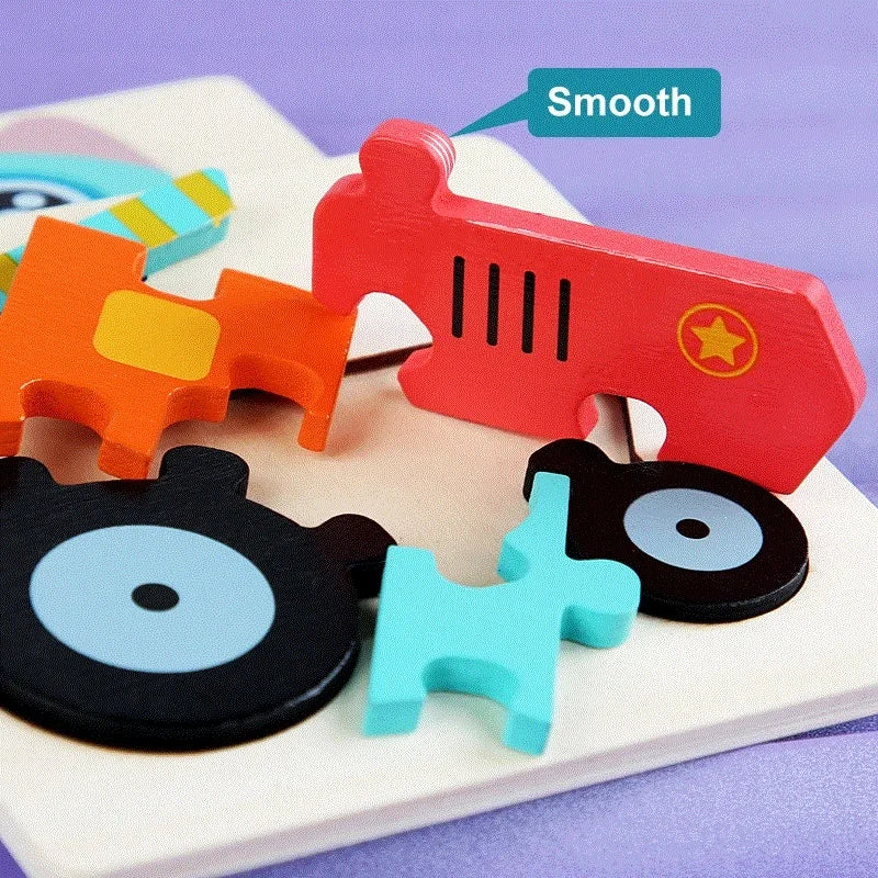 Puzzle Wooden Montessori Animals Educational Toy for Kids