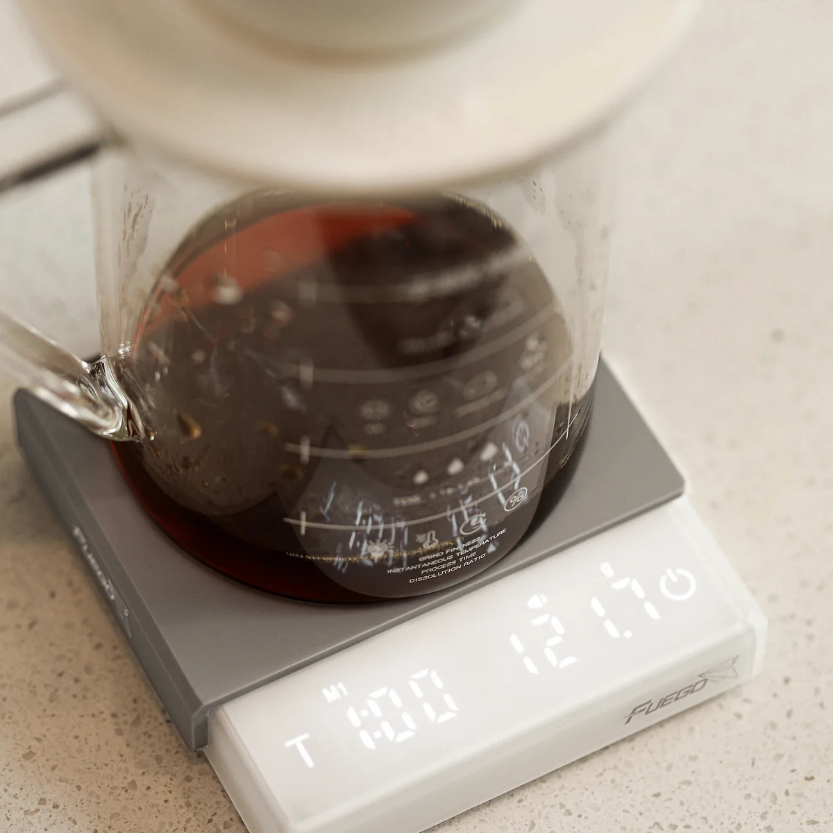 Coffee Scale Battery-Powered Digital 0.1g Accurate With Timer