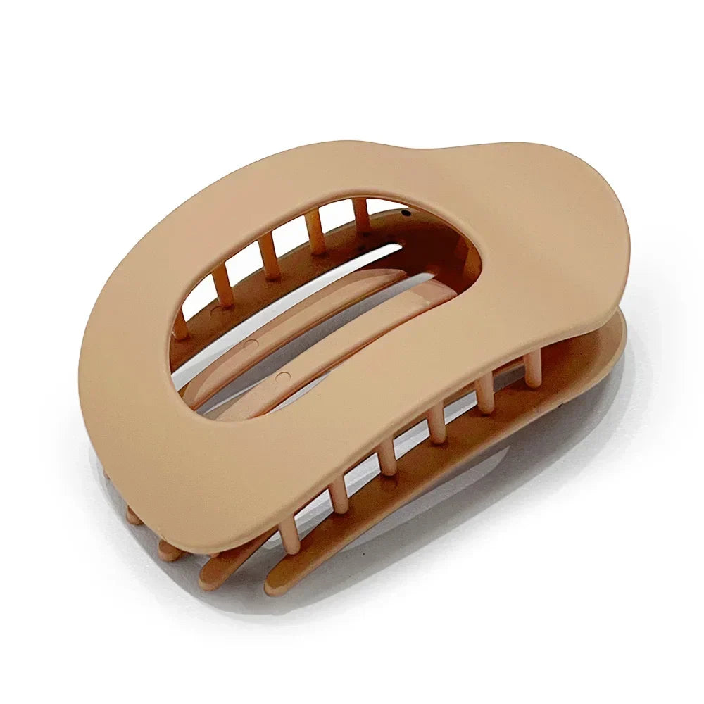 Claw Hair Clip Oval Design Leopard Print Acrylic Barrettes Spring 2026 Trend Gift