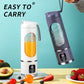 Travel-Friendly Blender 450ml USB Battery-Powered 8-Blade 3-Gear Juicer Cup, Fall 2025 On-The-Go Ice Crusher Smoothies