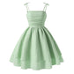 Light Girls' Dress - Tiered Sling Dress, Polyester Elastane, For Birthday Party, Pageant, Communion