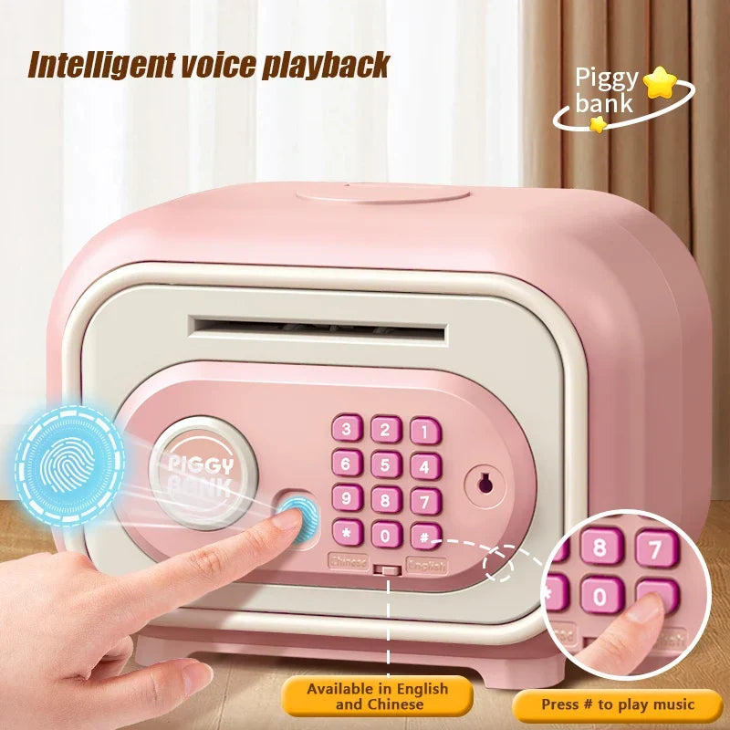 Piggy Electronic Bank Password Protected Mini ATM Toy For Kids Back To School 2025 Teaches Saving