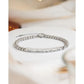 letter design, metal, lobster-claw clasp, faith-inspired – Timeless women's chain bracelet