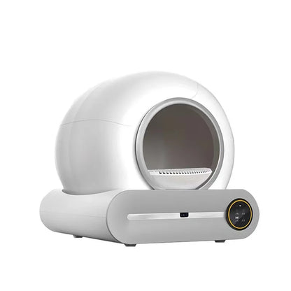 Automatic2025 Edition Cat Litter Box 65L Capacity Self Cleaning Fully Enclosed Cat Toilet Odor Control Smart Household