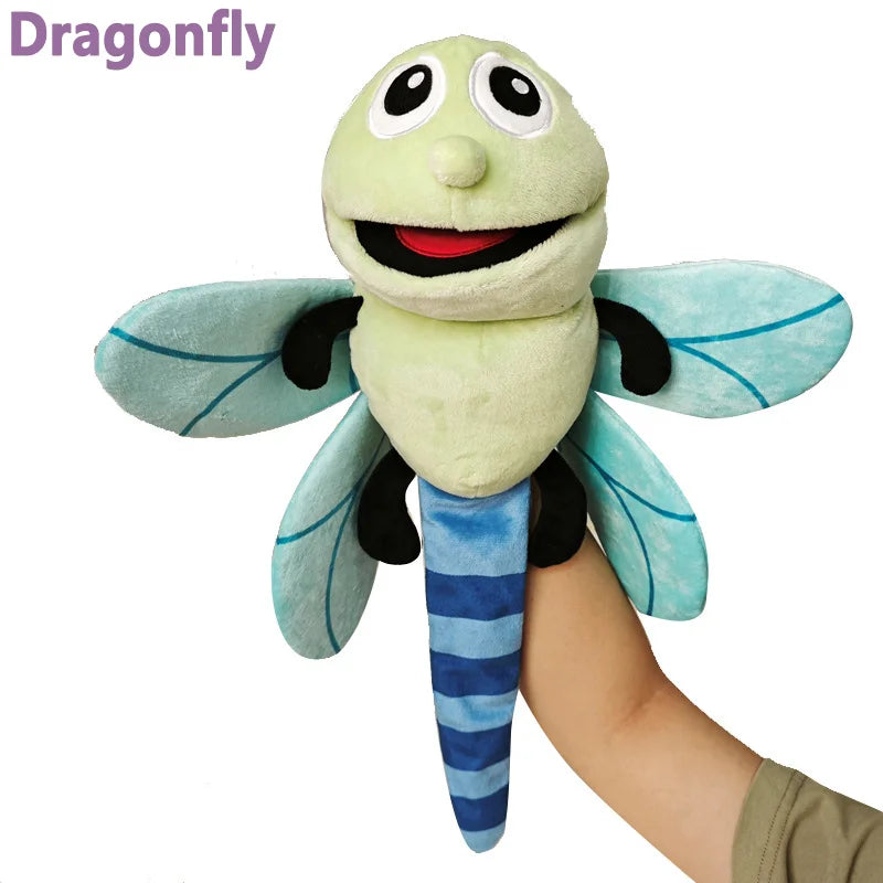 Finger Puppets Insect Plush Hand Puppet Kit Kids Educational Cotton Plush Bug Characters Back To School 2025 Gift