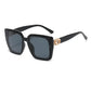 Frame Large Square Sunglasses Women Designer UV400 Travel Eyewear Outdoor Fashion