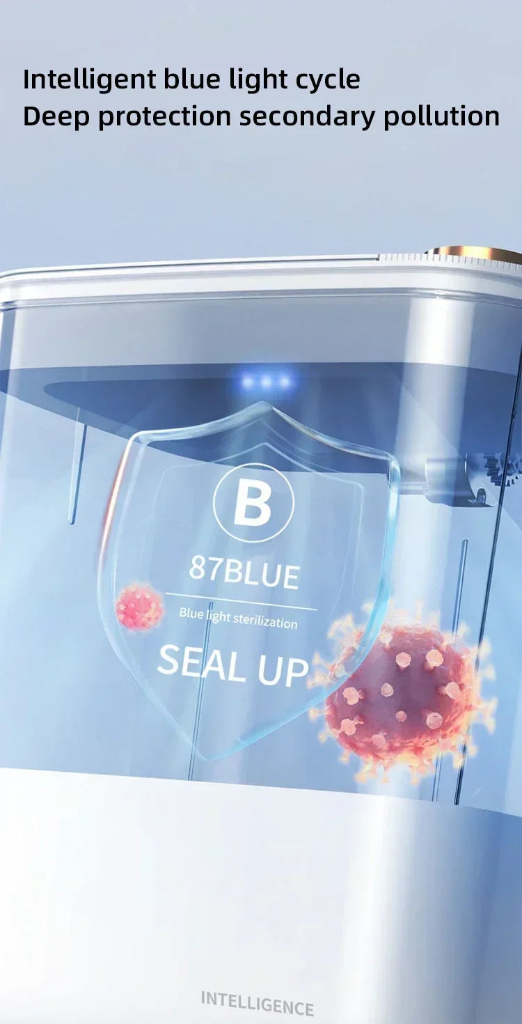 Sensor Smart Trash Can 18L With Display Type C Recharge