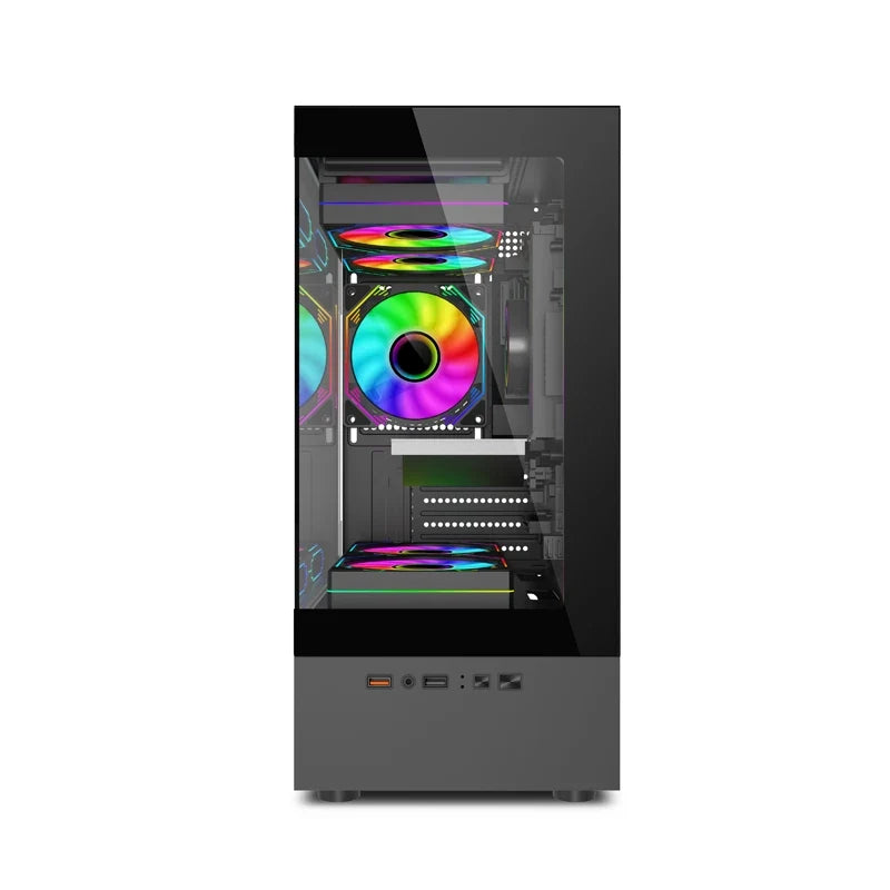 ITX Mini PC Case 240mm Water Cooling MicroATX Chassis