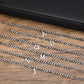 Initials Cuban Link Bracelet Stainless Steel Flexible