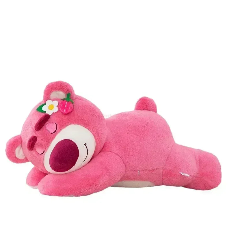 Plush Lotso Strawberry Bear Pillow - 90cm Stuffed Toy, A Sweet Valentine's Day Gift & Festivals