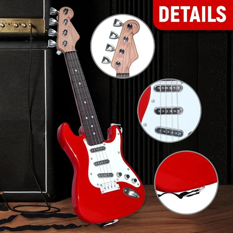 4-String Motor-Driven Guitar Toy for Kids - Travel-Friendly Musical Instrument, Great Gift for Young Musicians