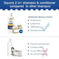 Organic 2-in-1 Puppy Shampoo & Conditioner - Moisturizing Pet Grooming Maintenance for Sensitive Skin