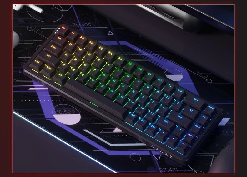 Mechanical Keyboard Sixty Mini Cordless ARGB Magnetic Hall