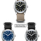 Water-Resistant Diver Quartz Watch Luminous Hands, Nylon Strap, 100m Water Resistance