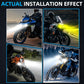 Auxiliary Fog Spot Light 3500K Strobe Off-Road Motorbike 2026 – HAOLIDE LED Motorcycle Headlight 6000K