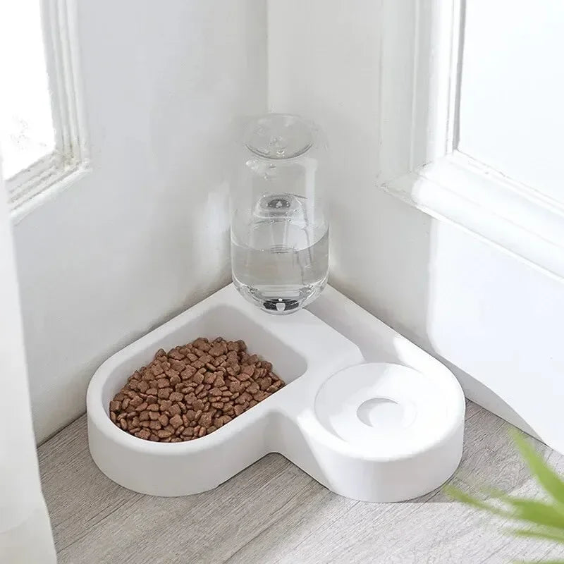 1Pcs Double Dog and Cat Bowl Kit for Compact Pets