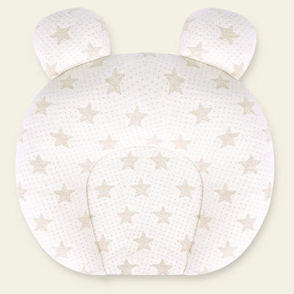 Organic Latex Baby Head Support Pillow - Pediatrician-Recommended Sleep Aid for Flat Head Prevention