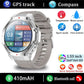 Smartwatch GPS Health Monitor - AMOLED Display, Bluetooth Calling, 3ATM Water-Resistant Fall 2025 Fitness Gift