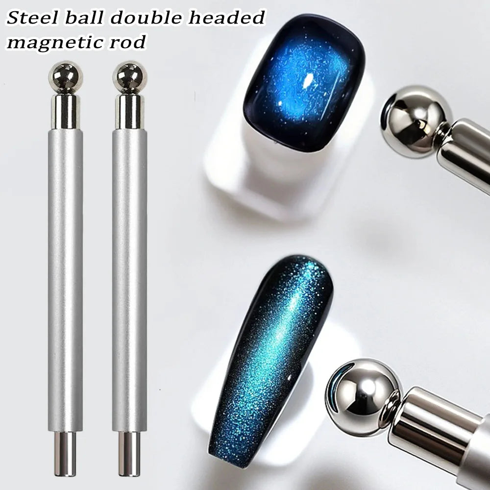 Cat2026 Edition Eye Nail Magnet Double Headed Magnetic Pen Device For Precise Nail Art Design TikTok Viral Fall