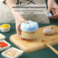 1pc Blue/Pink Hand-Operated Garlic Masher - Kitchen Gadget for Simple Mashing and Minced Garlic