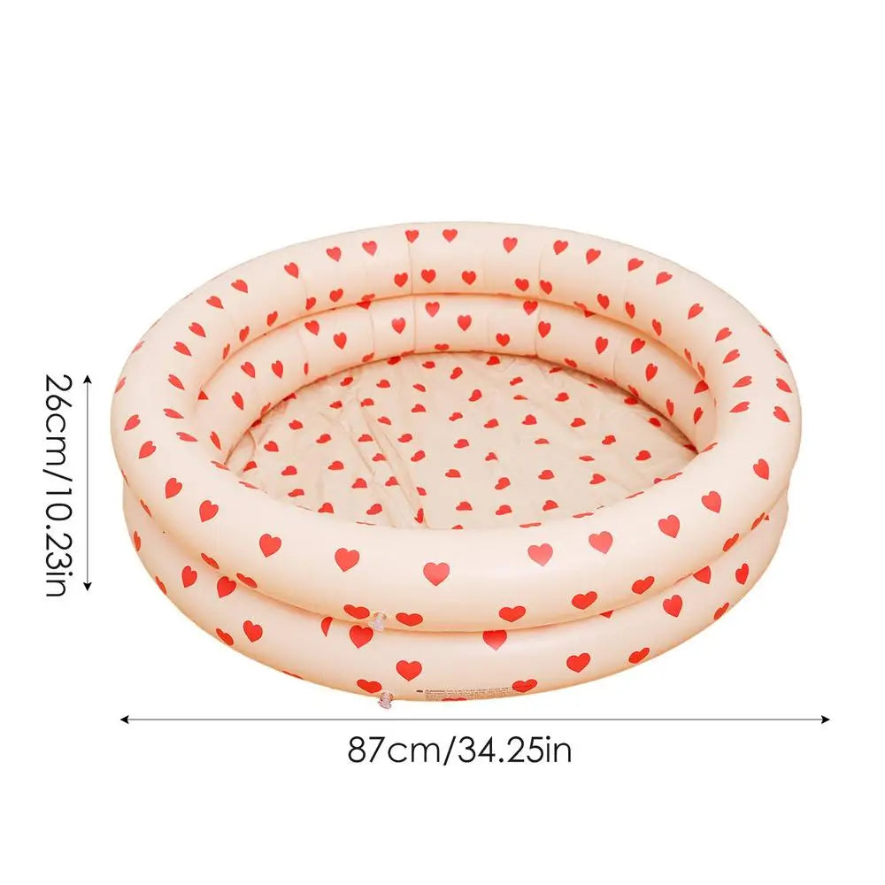 Variant image for Inflatable Baby Swimming Pool, Foldable Outdoor Paddling Pool in Durable PVC, Safe Soft Bottom for Kids Fun-1
