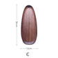 Wooden 5Pcs Storage Tray - Acacia Wood Irregular Oval Tableware, Solid Food Container
