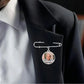 Photo Custom Brooch Pin - Personalized Memorial Picture Wedding Boutonniere Pendant, Zinc Alloy
