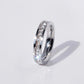 Ring2026 Edition Stainless Steel Single Row Square Zircon Rotating Ring Crystal CZ Jewelry TikTok Viral Gift Idea