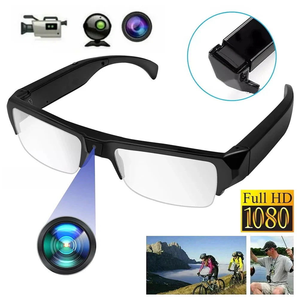 1080P Mini Camera Smart Glasses Travel-Friendly Sports Glasses