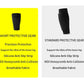 Football Shin Guard Sleeve Covers - Light Elastic Protective Leg Sleeves for Men Women and Teens